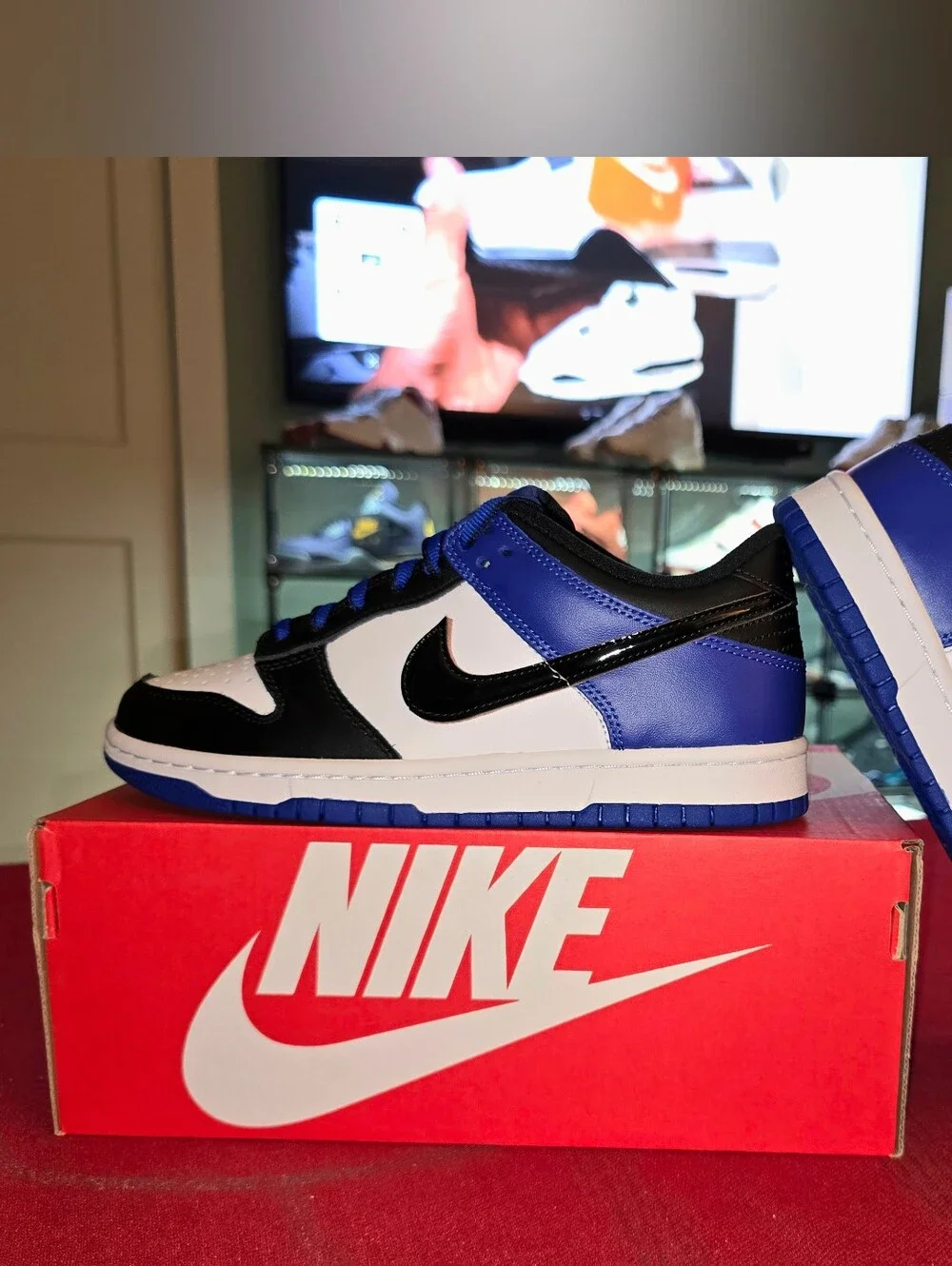 NIKE DUNK LOW SE (GS) (Dance Party) White/Black-Racer Blue HF0970100